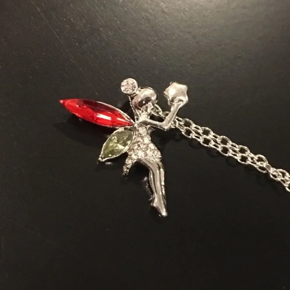 K Fairy Pendant Necklace